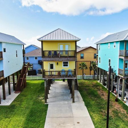 Yellow Beach Haven, Decks, Views, Mere Steps To Sand Galveston Buitenkant foto