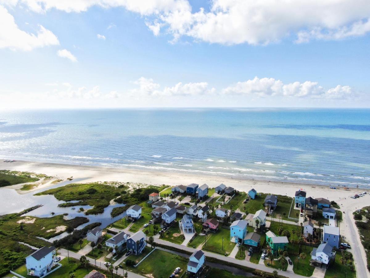 Yellow Beach Haven, Decks, Views, Mere Steps To Sand Galveston Buitenkant foto